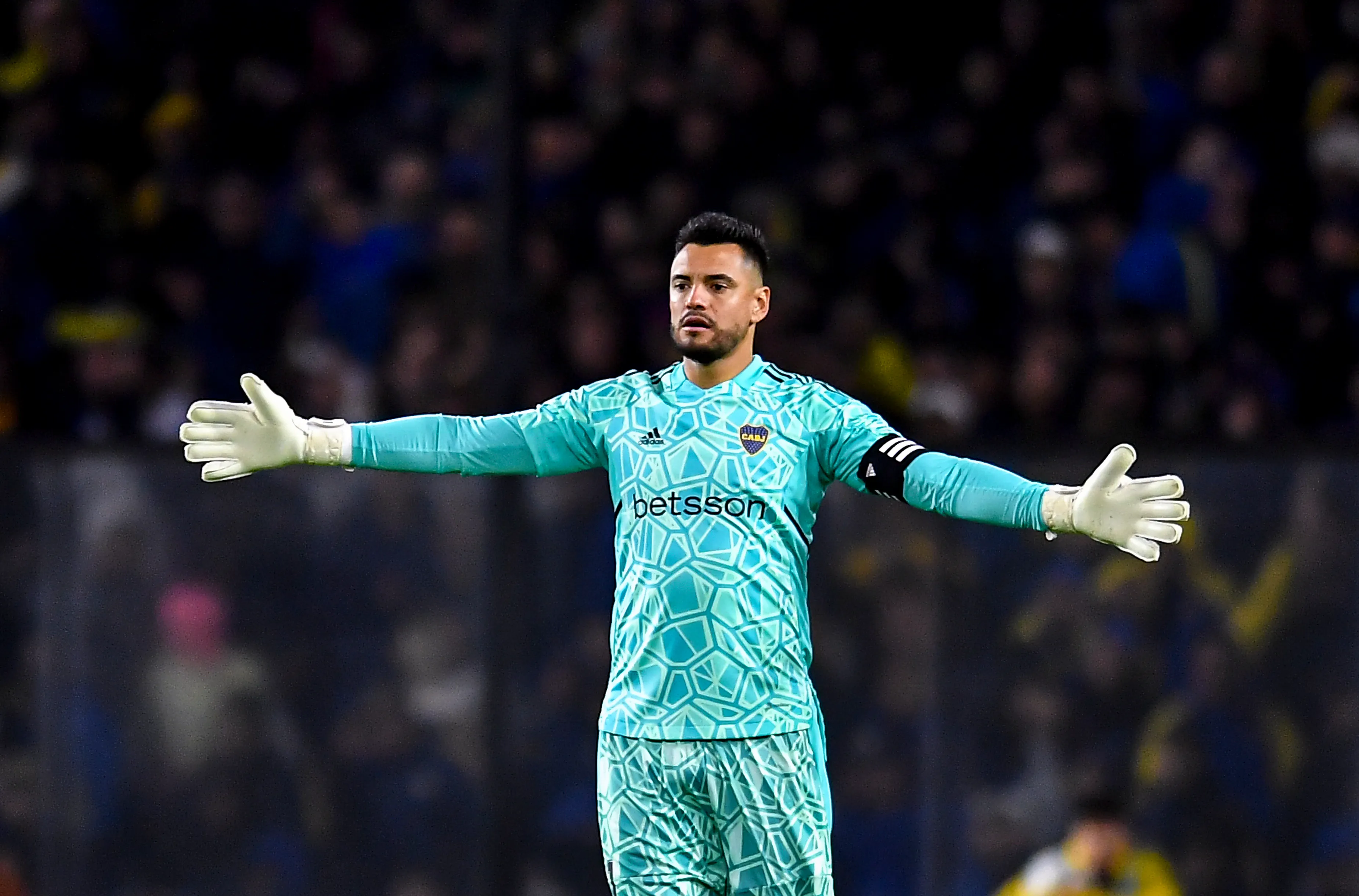 Sergio Romero, durante su etapa en Boca. (Getty Images)
