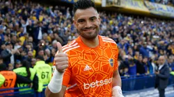 Sergio Romero, durante su etapa en Boca.