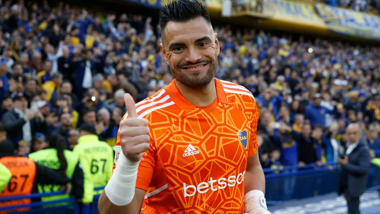 Sergio Romero, durante su etapa en Boca.