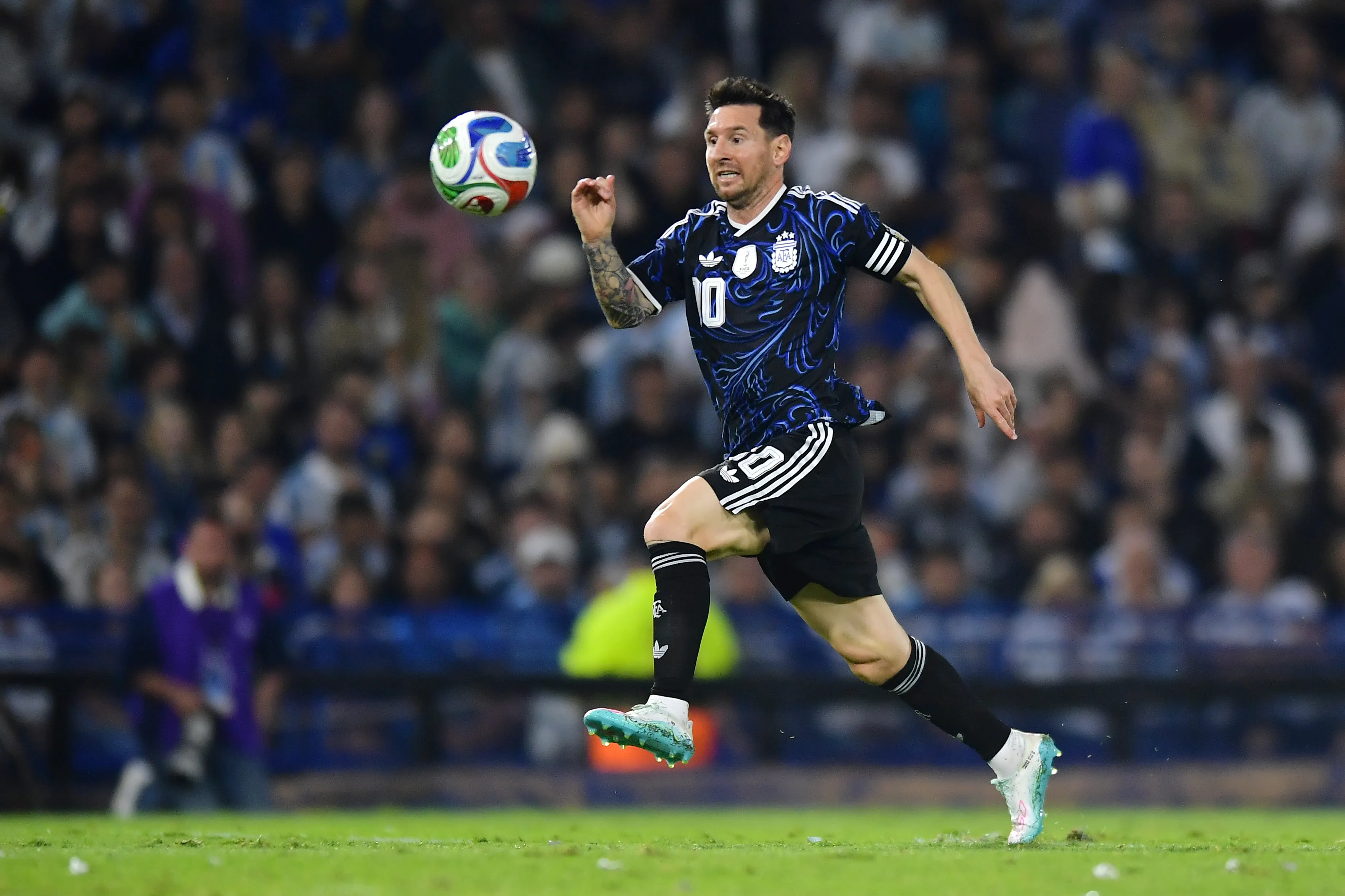 Messi disputó 45 minutos ante Mauritania y volverá a estar presente contra Zambia (Getty Images).
