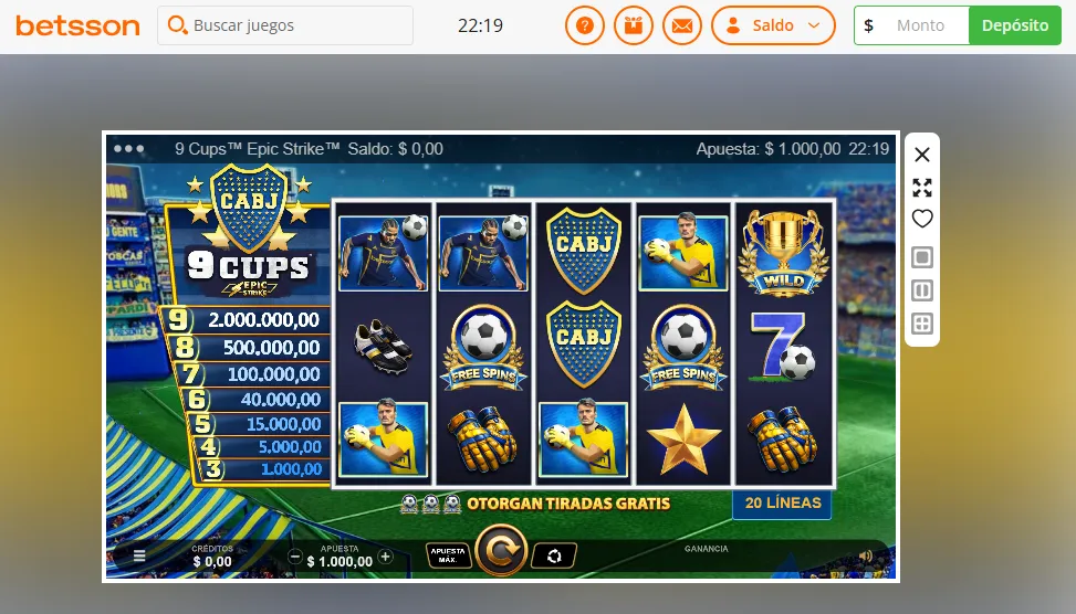 Betsson casino demo