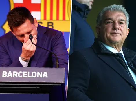 Laporta, presidente del Barcelona, sigue pegándole a Lionel Messi