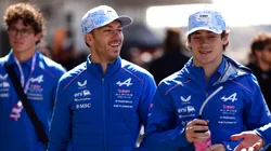 Pierre Gasly junto a Franco Colapinto.