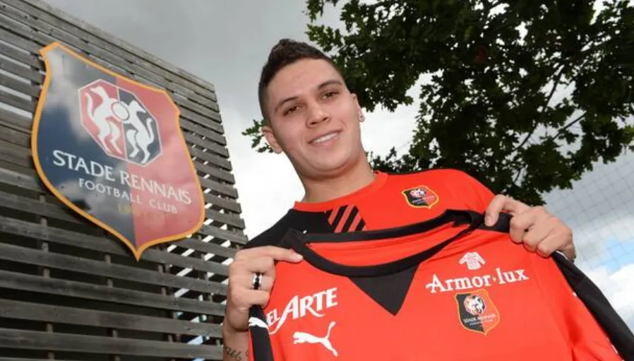 Juan Fernando Quintero en Rennes. (OUEST-FRANCE)