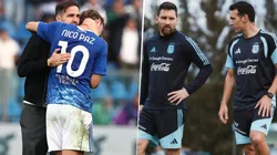 Cesc Fábregas, DT del Como 1907, remarcó la buena pegada que tiene Nico Paz en junio del año pasado.