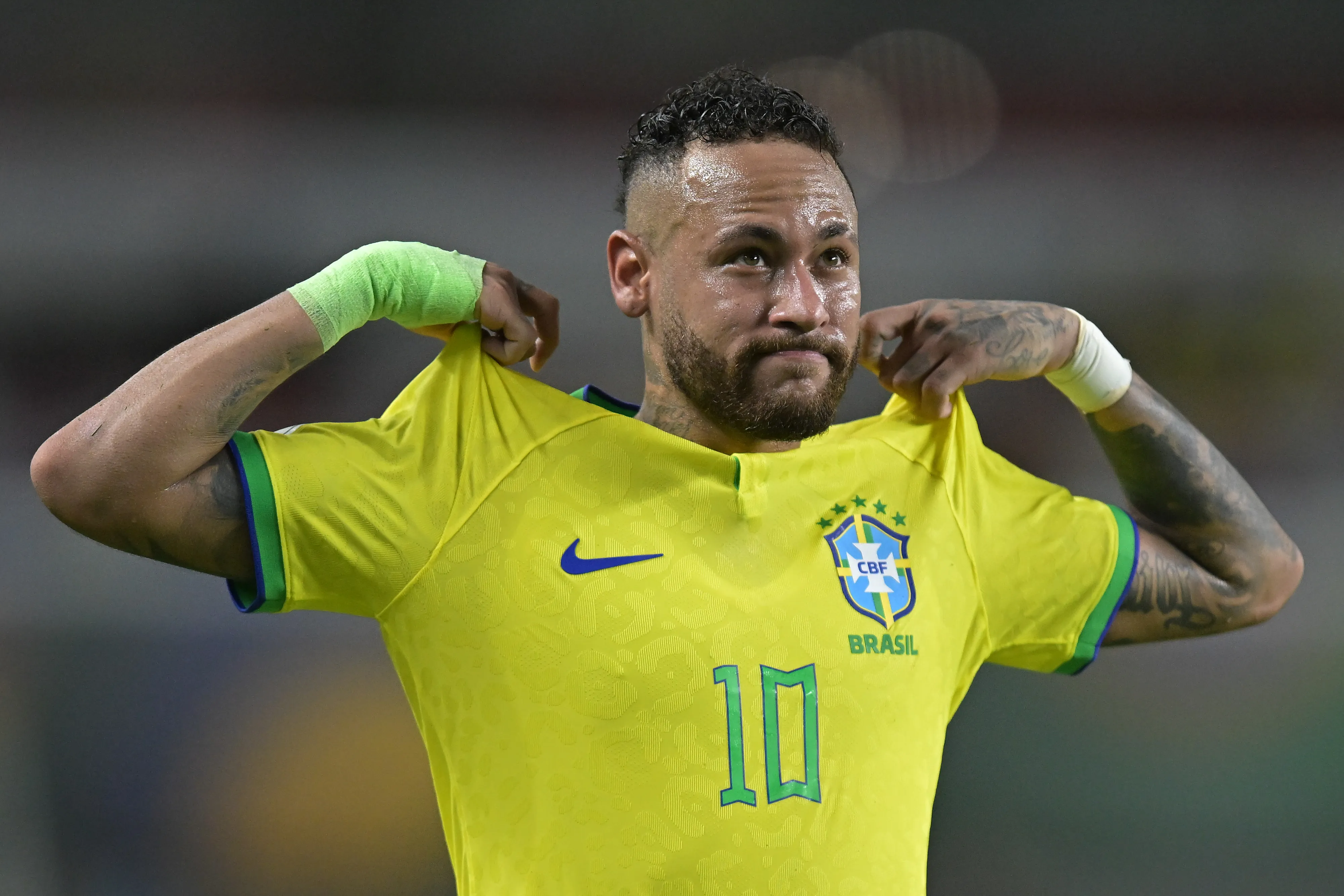 Neymar Júnior, con la Selección de Brasil. (Getty Images)