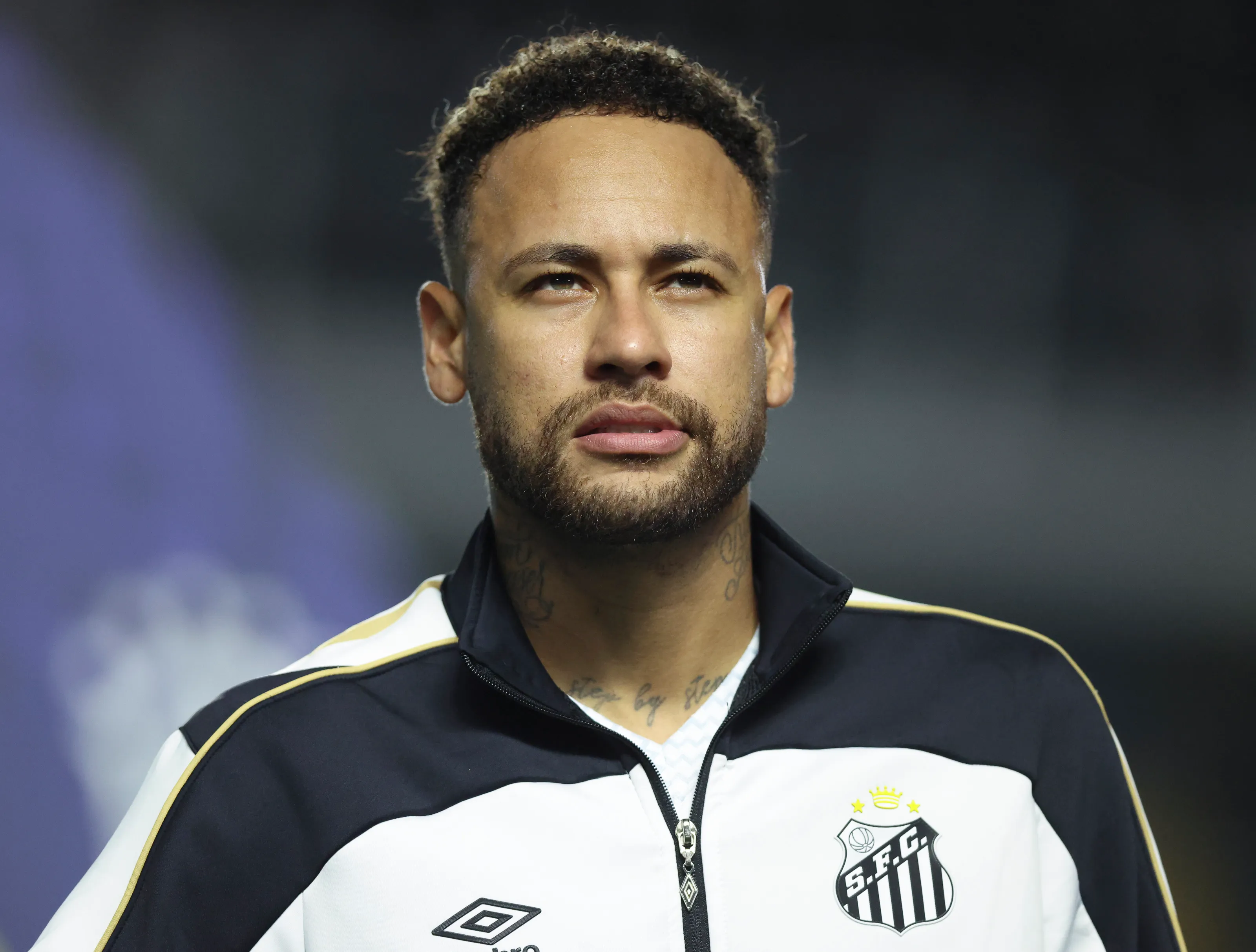 Neymar Júnior, en Santos. (Getty Images)