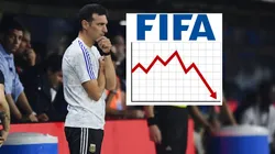 Argentina terminará la fecha FIFA de marzo en el tercer puesto del ranking de selecciones, por detrás de España y Francia.