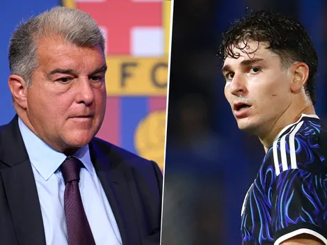 Barcelona le cierra la puerta a Julián Alvarez