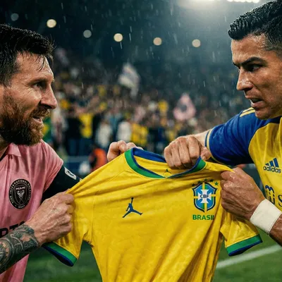 En pleno Mundial, Messi y Cristiano Ronaldo se disputarán a un jugador de Brasil para sus equipos