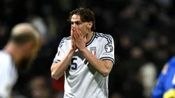 Francesco Pio Esposito lamenta la eliminación de Italia.