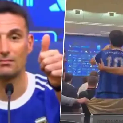 El insólito momento que vivió Scaloni en conferencia post Zambia: ''Quiero que estés preparado''