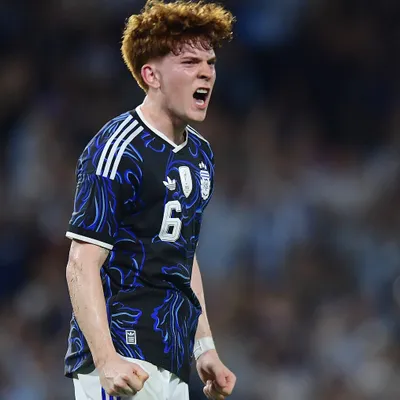 Colo Barco: de la felicidad por su primer gol en la Selección a su mensaje para Scaloni