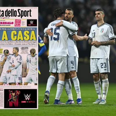 Medios italianos repartieron para todos lados al quedarse otra vez afuera del Mundial