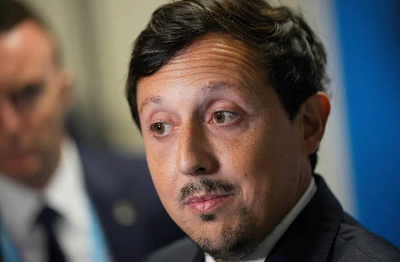 Pablo Longoria, muy cerca de River. (Foto: AP)