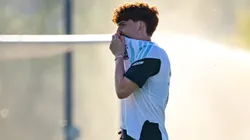 Valentín Barco manifestó su tristeza por la lesión de su compañero en la Selección Argentina y Racing de Estrasburgo, Joaquín Panichelli.