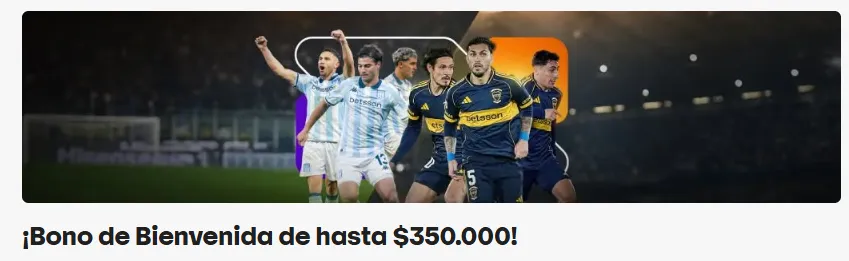 Captura realizada desde la web de Betsson