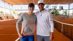 Iga Swiatek y Rafael Nadal