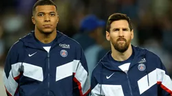 Kylian Mbappé y Lionel Messi, en París Saint-Germain.