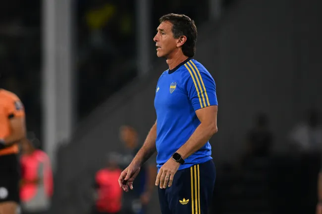 Claudio Úbeda, entrenador de Boca. (Getty Images)