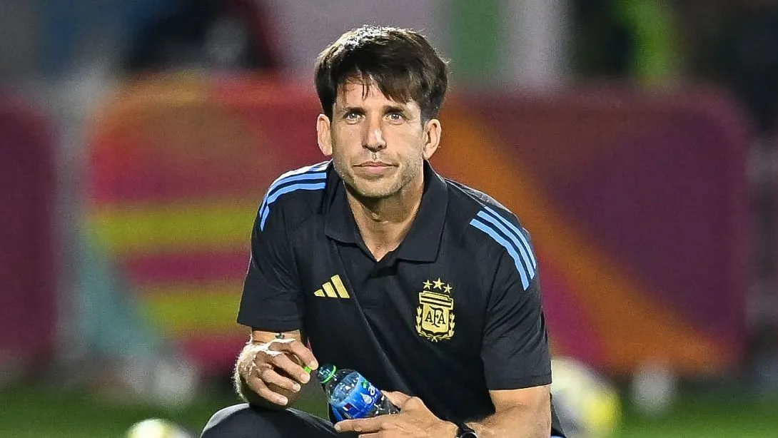 Diego Placente, entrenador de la Selección Argentina Sub-17.