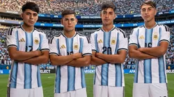 Foto oficial de CONMEBOL. El fondo de la imagen fue aplicado con IA de Gemini.