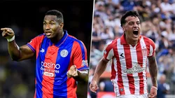 Jhohan Romaña y Tiago Palacios, protagonistas de San Lorenzo y Estudiantes.