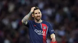 Lionel Messi durante su etapa en Paris Saint-Germain.