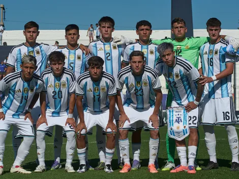 A qué hora juega la Selección Argentina ante Perú en el Sudamericano Sub-17
