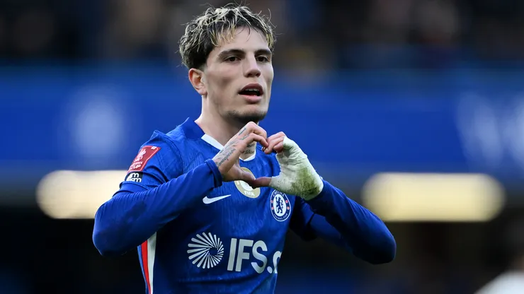 Garnacho convirtió en la goleada del Chelsea