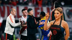 Evangelina Anderson reveló que su hija terminó en el hospital tras el primer Superclásico de Demichelis como DT