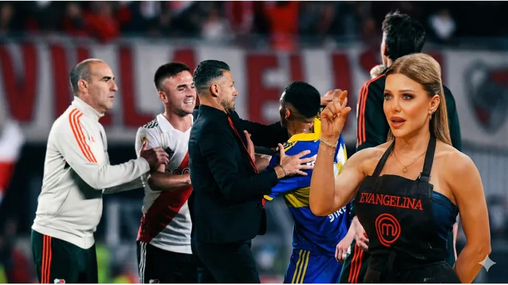 Evangelina Anderson reveló que su hija terminó en el hospital tras el primer Superclásico de Demichelis como DT