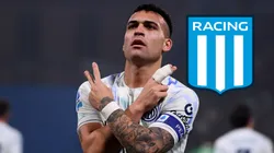 Lautaro Martínez le dedicó un mensaje a Racing en pleno clásico de Avellaneda
