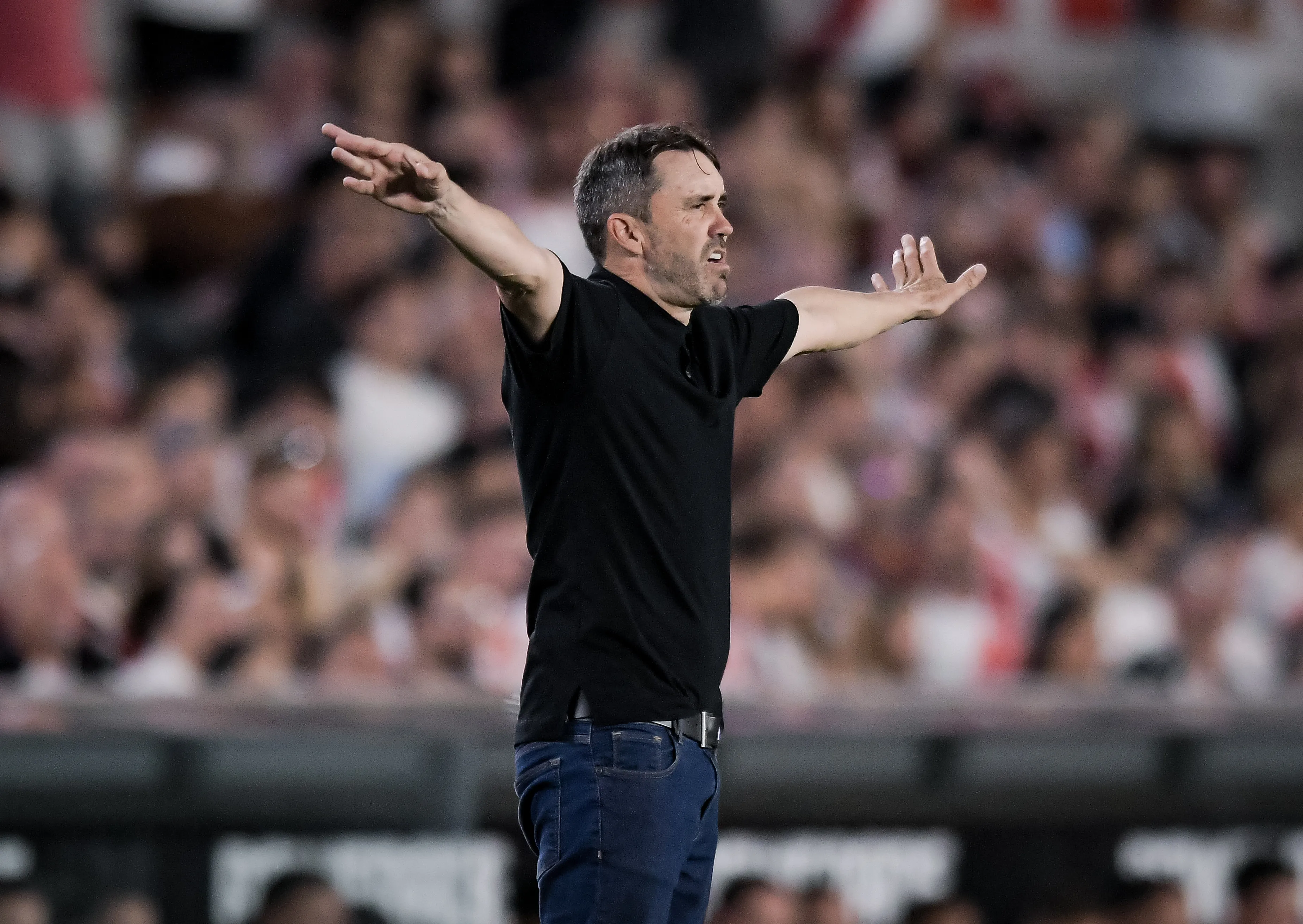 Eduardo Coudet, DT de River. (Foto: Getty).