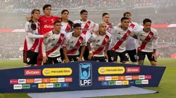 Así salió River a jugar frente a Belgrano.