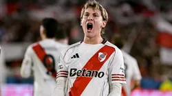 Facundo Colidio, tras convertir un gol en River vs. Belgrano.