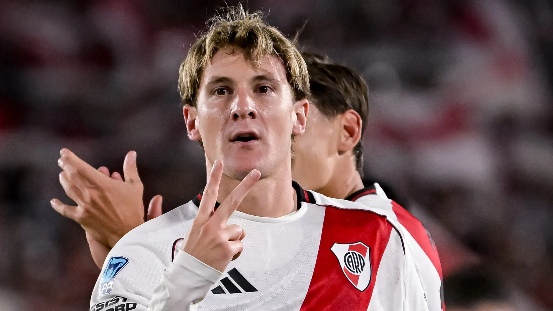 Facundo Colidio tras marcar contra Belgrano. (Foto: Getty).