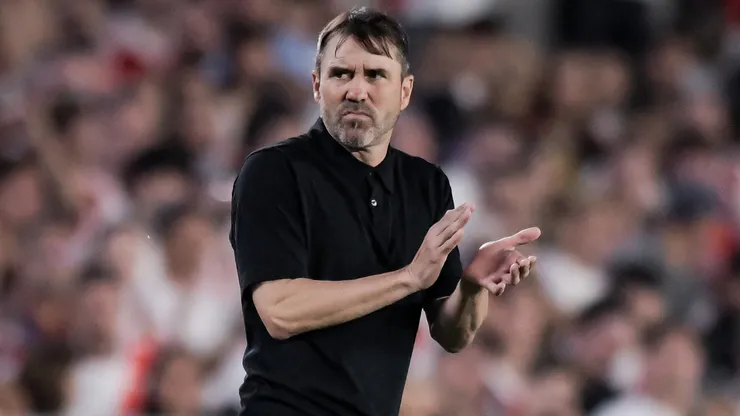 Eduardo Coudet, entrenador de River.