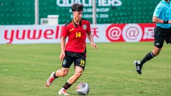 Tristán Arrarte, jugador de la Selección de Timor Oriental.
