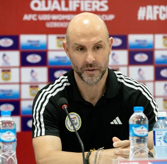 Nahuel Arrarte en su paso por la Selección de Filipinas. (Foto gentileza Nahuel Arrarte).