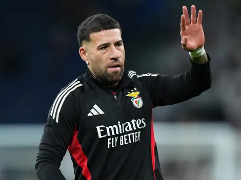La reacción de Nicolás Otamendi cuando le preguntaron por su futuro en el Benfica