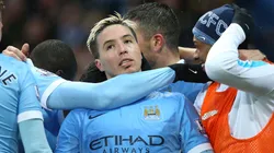 Samir Nasri en su paso por Manchester City.