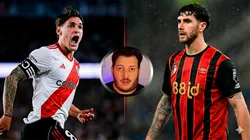 Martínez Quarta y Senesi pelean por un lugar.