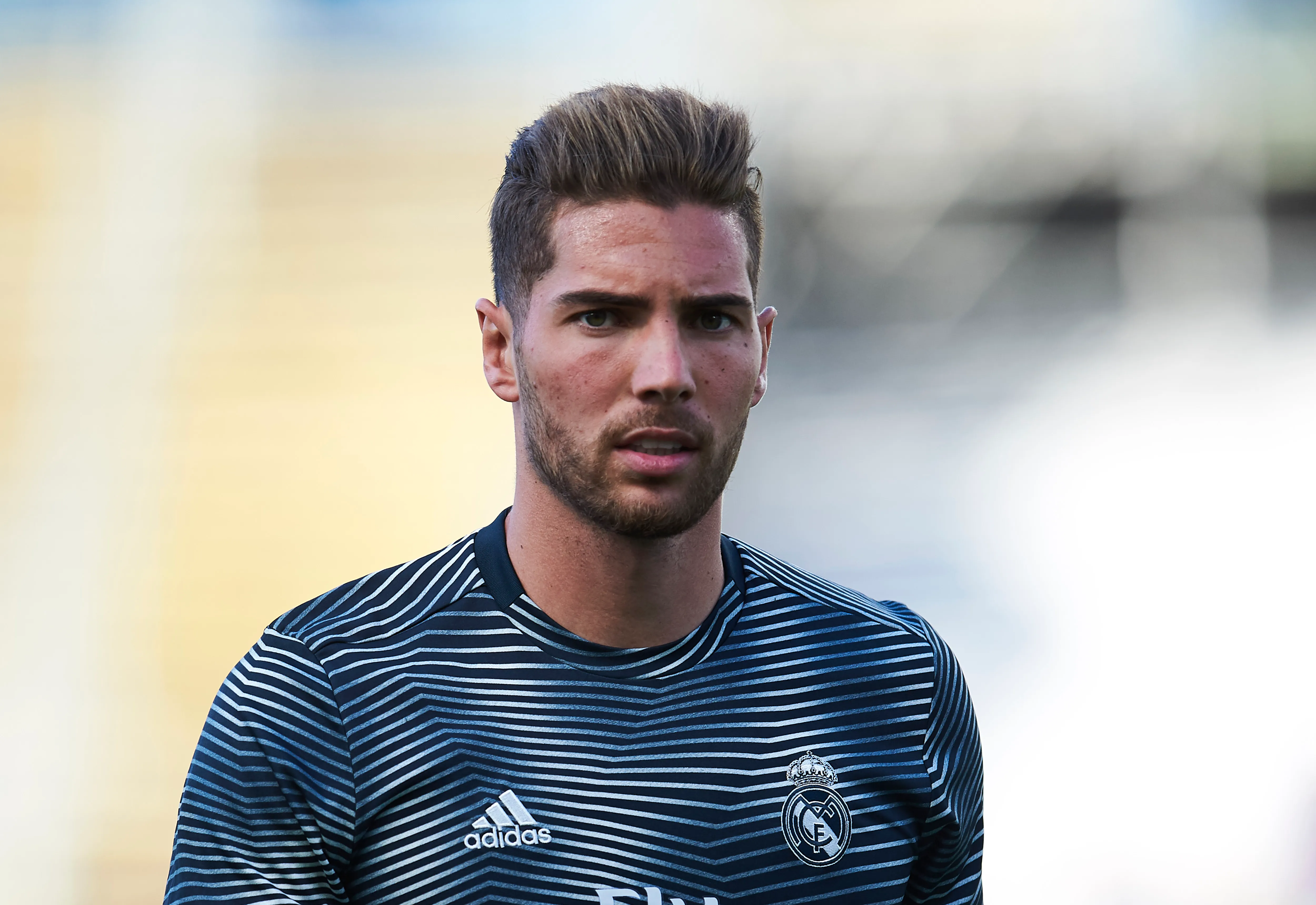Luca Zidane, el hijo de Zidane que fue lesionado por Federico Valverde en Real Madrid (Getty Images).