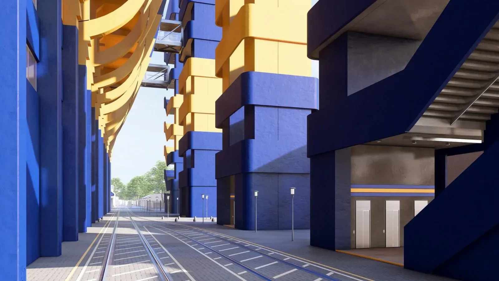 El proyecto de Boca sobre las vías. (Boca)