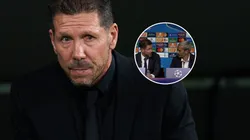 Momento emotivo en la conferencia de prensa del Atlético