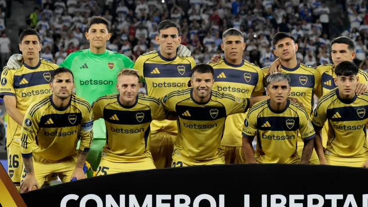 Los titulares de Boca ante Universidad Católica.