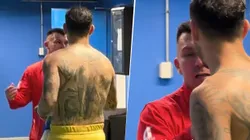 No se vio en TV: el encuentro en los pasillos entre Paredes y Gary Medel