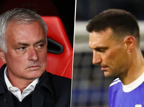 La crítica explosiva de Mourinho a un citado por Scaloni: ''Carece de carácter''