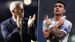 Hernán Crespo destacó el potencial goleador de Lautaro Martínez y dijo que es un "ejemplo para sus compañeros".